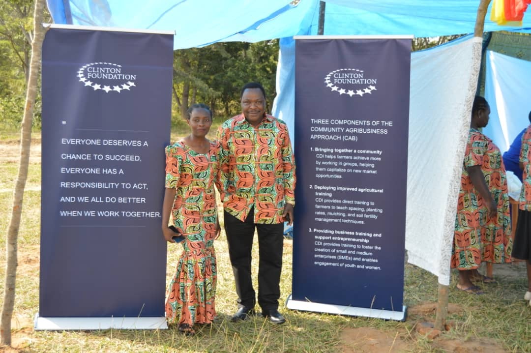 Clinton Foundation staff at an event celebrating International Women’s Day in Tanzania