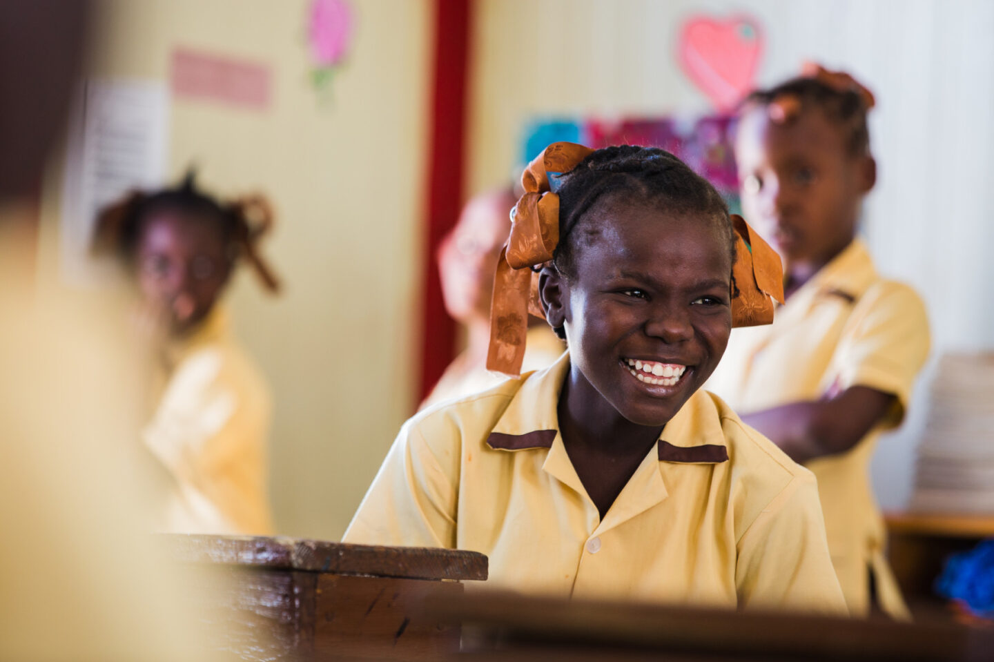 Smiling student