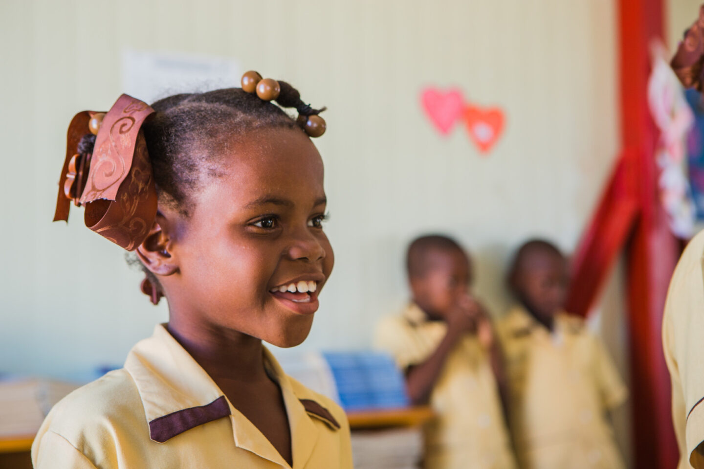 Smiling student