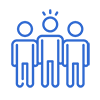 icon of three people
