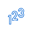1,2,3 icon