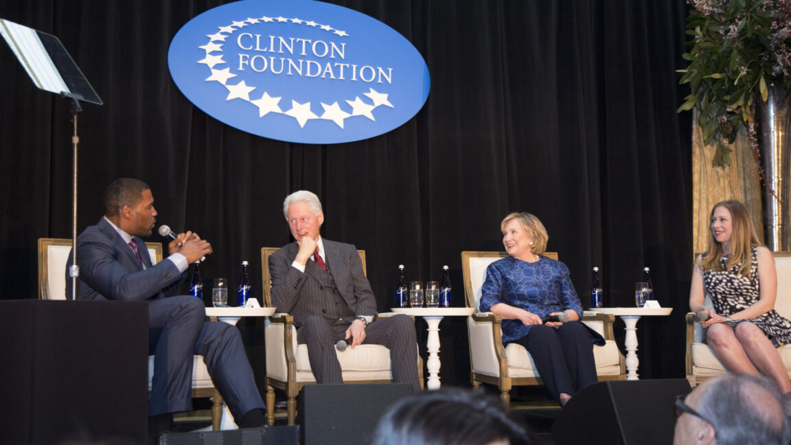 President Clinton, Secretary Clinton, and Chelsea Clinton