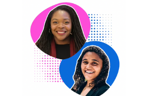 Headshots of Ragina Arrington and Jordan Ashwood