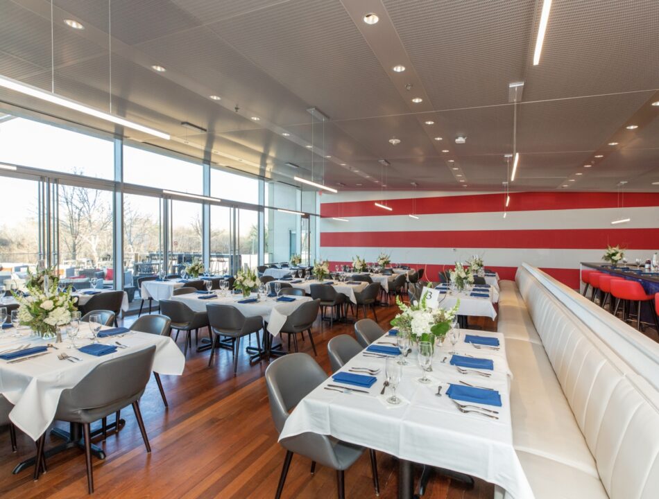 42 bar and table, the Clinton Center's on-site restaurant