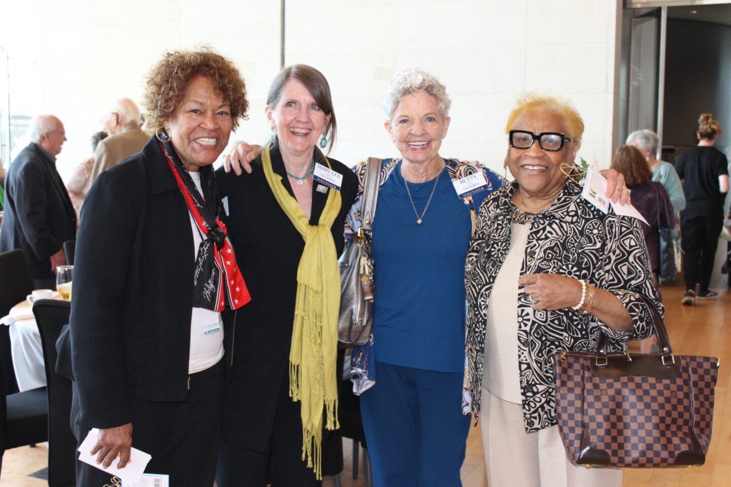 A group of volunteers at the Clinton Center
