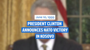 On This Day: 25 years ago President Clinton announces end of war in Kosovo